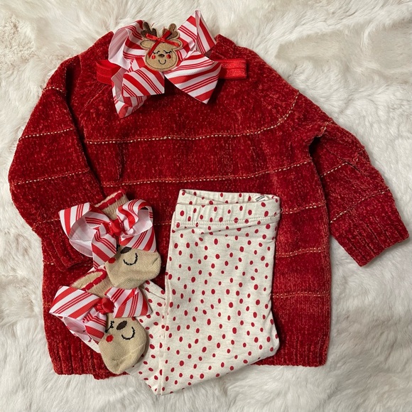 SOLD 3/30/25 - Jessica Simpson Christmas Outfit Set - Picture 1 of 9